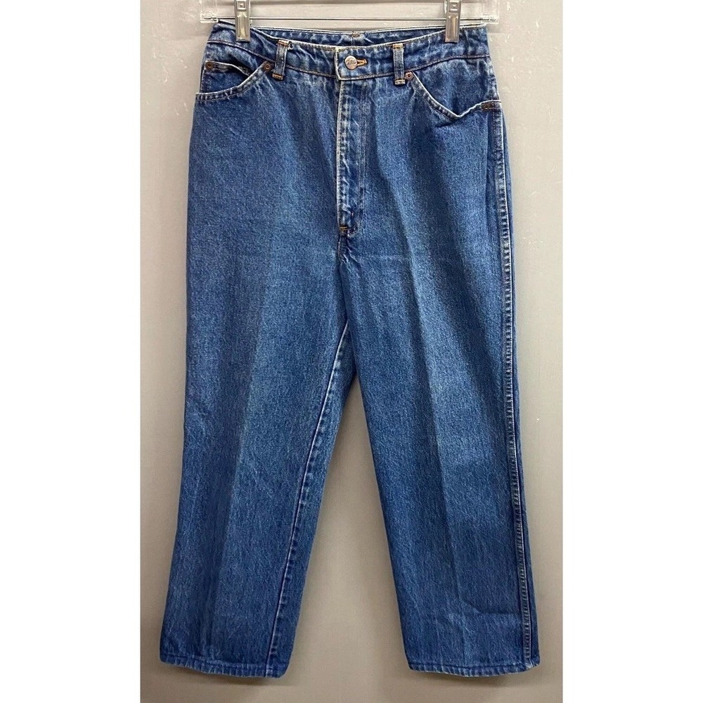 Vintage Chic by H.I.S Jeans Womens 12 Blue Denim Straight Leg Medium Wash Casual